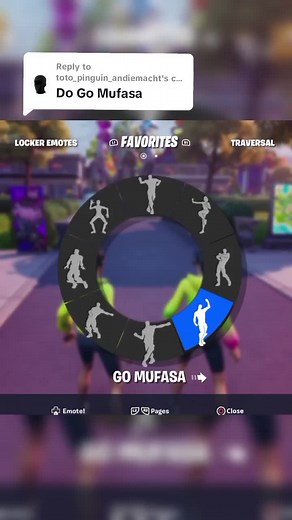 Go Mufasa Fortnite Emote Showcase