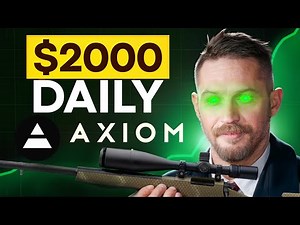 How To SNIPE Twitter Tracker Memecoins Using AXIOM [Full Guide]