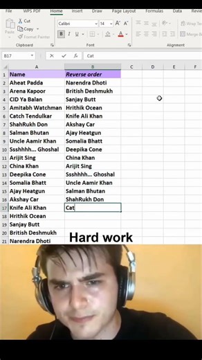 How to reverse data order in excel 😱 #excel #office #spreadsheet #columnformatting #spreadsheets