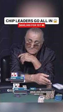 BIGGEST POT of the TOURNAMENT at WPT Seminole RRPO Championship 😨 #wpt #poker #shorts