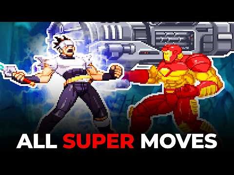 ALL SUPER MOVES TUTORIAL (HYPER COMBOS) - Marvel vs. Capcom 2: New Age of Heroes (MvC2)