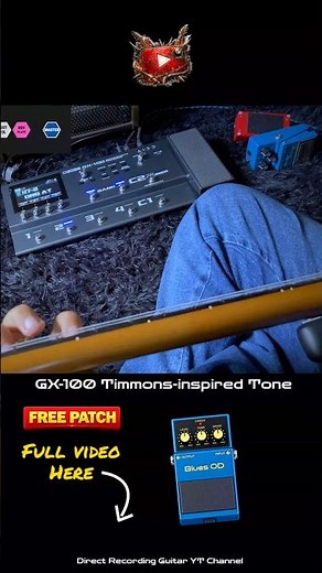 Timmons-Inspired Tone BOSS GX-100 #guitar #guitarist