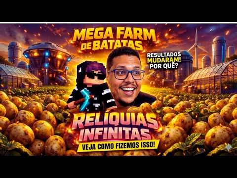 THIS POTATO FARM BROKE THE SERVER! (TRILLIONS OF RELICS IN SECONDS)