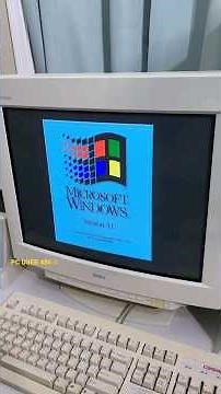 it's 1993 & you startup Windows 3.11 (raw sound) i486 computer