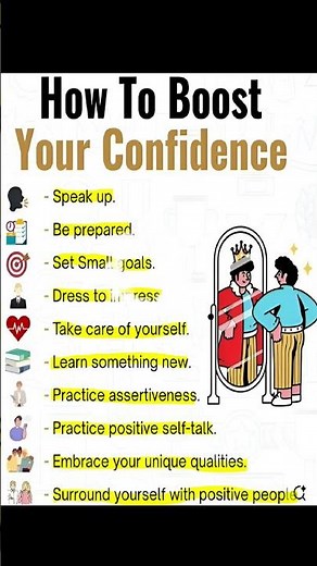 "🔥7 Secrets on How to BOOST Confidence 💪😱 Unlock Your Power Today!" #lifelessons