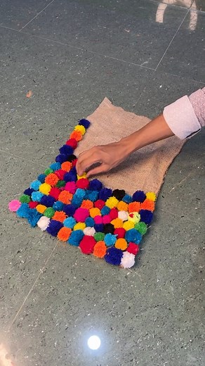 Woolen Doormate homemade #reels #doormate #DIY #woolencraft | Deep's CRAFT