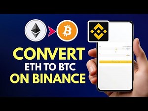 How to Convert Ethereum to Bitcoin on Binance (Swap ETH to BTC)