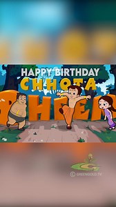 5.1K views · 102 reactions | The day is here to cheer for our hero - Happy Birthday, Bheem! Share your wishes and be part of the fun! Wishing him a spectacular year ahead full of laddoos and joy. #HBDBheem #ChhotaBheemBirthday #BirthdayCelebrations #HappyBirthdayBheem #ChhotaBheem #BirthdayParty #BirthdayWishes #Superhero #1stMay #GreenGold #BheemBirthdayDhamaka | Krishna The Great | Facebook