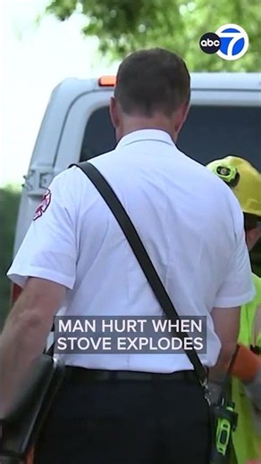Man hurt in stove explosion