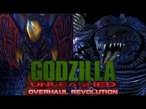 [Dolphin] Godzilla Unleashed Overhaul - Destoroyah vs Orga (1440p 60FPS)