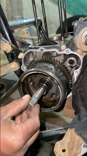 Cómo extraer magneto fácil con la herramienta correcta #moto #motorcycle