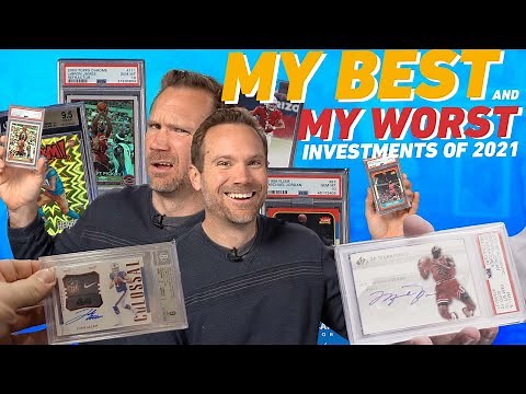 My 3 BEST and WORST Sports Card Investments of 2021 😱📈📉