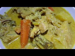 Malaysia Chicken Kurma Recipe with Easy-to-Follow Cooking Steps for Beginners (English Subtitles)