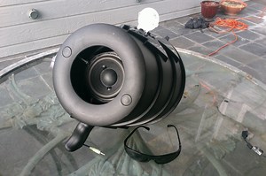 The Bass Cannon, A Shoulder-Mounted 'Weapon' That Fires Bass Beats