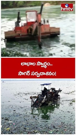 లాభాల స్వార్థం.. సాగర్ సర్వనాశనం! | Hussain Sagar Water Became Full Of Pollution | HYD | hmtv