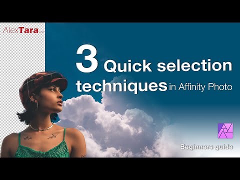 3 Quick tips on how to select objects in a photo using Affinity Photo