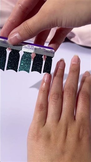 Glittery Blue French Mani DIY 💙