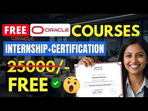 Oracle Internship 2026 | Free Certification Course | Apply Now for Students & Freshers