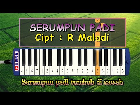 Serumpun Padi - Lagu Wajib 🎶 | Tutorial Not Angka Pianika