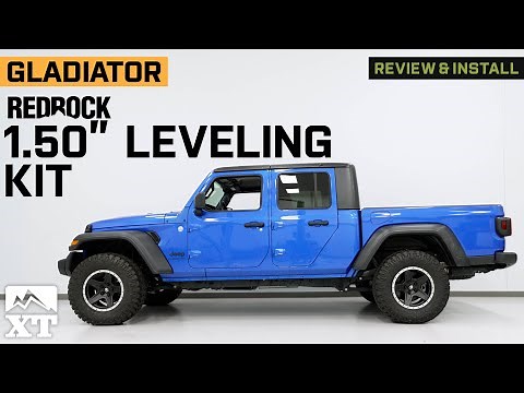 Jeep Gladiator JT RedRock 1.50-Inch Leveling Kit Review & Install