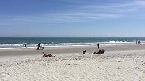 Finally! A warm, sunny beach day! 😎😎😎 | Ocean Lakes Family Campground