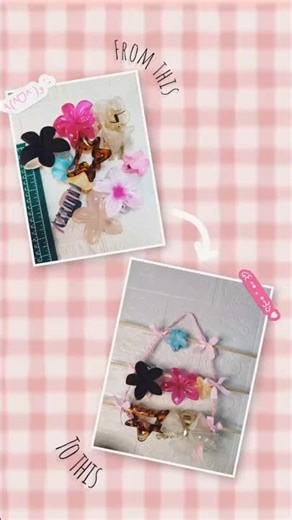 CLAW CLIP ORGANIZER🎀💗👀 #shorts #trending #viralshots #craft #diy #girly