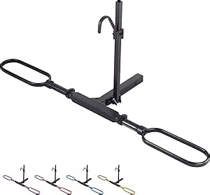 Trailer Hitch Bike Rack for Car 1 Bike, E Bike Carrier Hitch Mount, Fat-Tire Ebike Rack for Tow Hitch, Fits 2" Inch Receiver for SUV Truck Van (1 Bike - 120 Lbs Cap - Black)