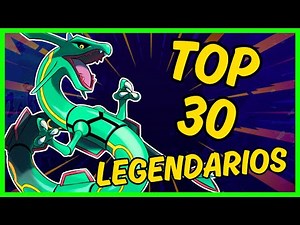 TOP 30 BEST LEGENDARY POKÉMON IN HISTORY