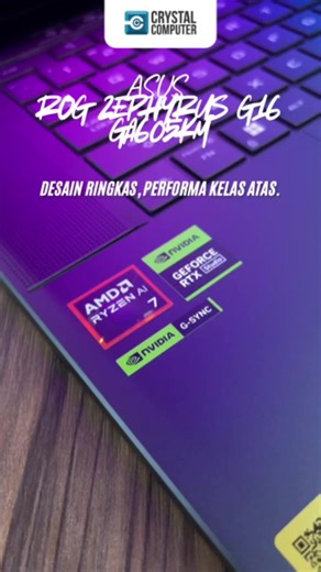 Tipis. Kencang. Pintar. ⚡ Laptop seri baru dengan AMD Ryzen™️ AI, RTX 5060, dan layar OLED 16” siap bikin kamu produktif tanpa batas. Tunggu apa lagi guys? Cus visit store kita di: 📍Jln. Imam Bonjol Komplek Galaxy Blok A no. 1-2, 7-10, Batam, Riau 🕰️ Senin s/d Sabtu: 09.00-20.00 Minggu: 11.30-20.00 👩🏻‍💼 Whatsapp Admin: 1. 081268878353 #NewSeries #LaptopPowerful #AIReady #OLEDLaptop #Windows11