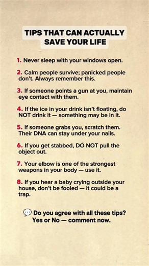 Small Tips, Big Survival#SurvivalMode #SafetyFirst #quotes #motivation #psychology #selfrespect