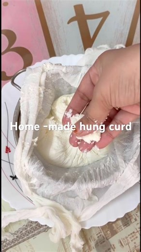 Home made hung curd. Thick creamy and super healthy #sho #healthyfood
