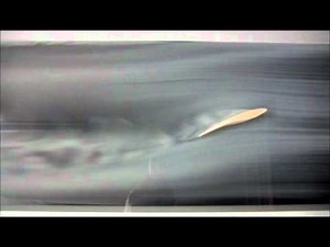 翼の周りの流体の様子