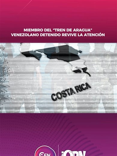 #Sucesos | Detención de venezolano ligado al Tren de Aragua enciende alertas de seguridad en Costa Rica La detención en Costa Rica de un ciudadano venezolano presuntamente vinculado a la organización criminal Tren de Aragua reavivó la preocupación de las autoridades y expertos en seguridad ante la posibilidad de que este grupo esté “sondeando” el terreno en el país. De acuerdo con análisis regionales, esta banda transnacional considerada una de las más peligrosas de América mantiene presencia en