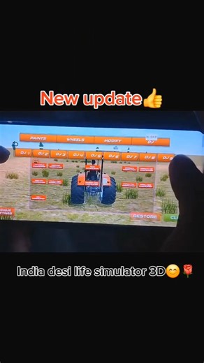 Indian desi live Simulator 3D new update || #indiantractor3d #newupdate #desi #life #trending #short