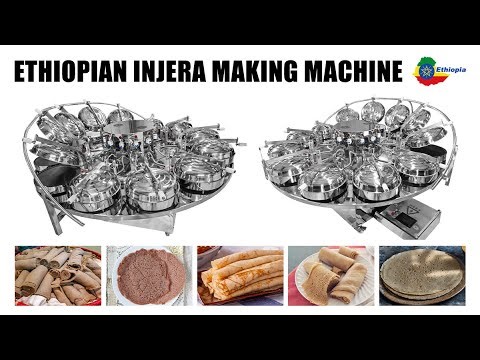 Ethiopian Traditional Injera Maker|Ethiopia Injera Making Machine|Automatic Teff Flat Bread Machine