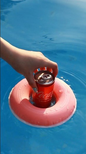 A pool float… for your drink. 😎🥤#creality #3dprinting #crealityfilament #summer #maker