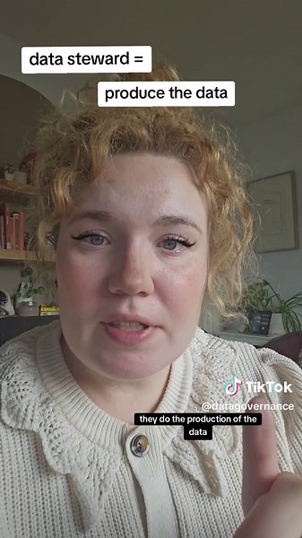 The definition of a data steward, with some additional resources! #datasteward #datamanagement #data #worktok