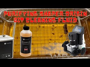 How to purify the Shaper Origin Bit Cleaning Fluid #shaperorigin #bitwash #fluid #cleaning