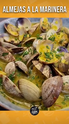 Almejas a la marinera #almejas #recetasdecocina #recetasdelseñoseñor #recetasdeaperitivos