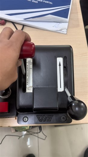 This is the braking process in a train set