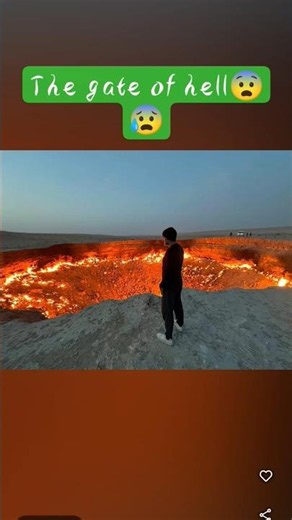 google map view/gate of hell 😨😰😱