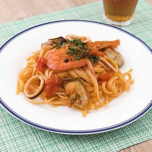 ちょっと贅沢なパスタ♪ 牡蠣と海老のペスカトーレのレシピ動画・作り方 | デリッシュキッチン