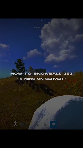 In remembrance of my most viewed video. #rust #rustgame #rusttok #rustconsole #rustconsoleedition #legit #existcnt #1 #oce #rustclips #rustgameplay #howtosnowball #snowball