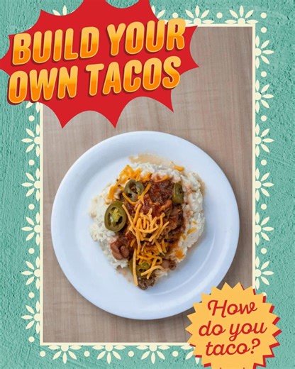 A taco’s filling is only as limited as your imagination. Check out some of our more out-there creations! Let us know—what taco creation are you concocting on your visit to Golden Corral? 🌮 | Golden Corral Buffet & Grill