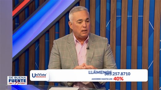 2.1K views | SEGUROS "Todavía las primas no están donde queremos que estén"- Invitados: Daniel Pérez, Pdte. Cámara de Representantes de la Florida e Iván Herrera, CEO Univista Insurance | UniVista TV | Facebook
