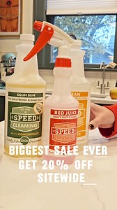 It’s finally here — our BIGGEST sale of the year! Up to 30% off sitewide on professional-grade, non-toxic cleaners that actually work. From Scum Bum (bye-bye hard water stains 👋) to Red Juice and Blue Juice — stock up while everything’s marked down. We don’t do this often… and when it’s over, it’s over. 👉 Shop now, clean faster, and feel amazing later. 😏 | Speed Cleaning