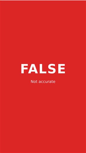 ❌ FALSE: