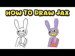 How to Draw Jax from The Amazing Digital Circus – Detailed Drawing Tutorial