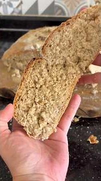 No-Knead AIRFRYER Dutch Oven Bread, 3 Ingredients, Without Heating Up Your Kitchen #airfryer #nin...