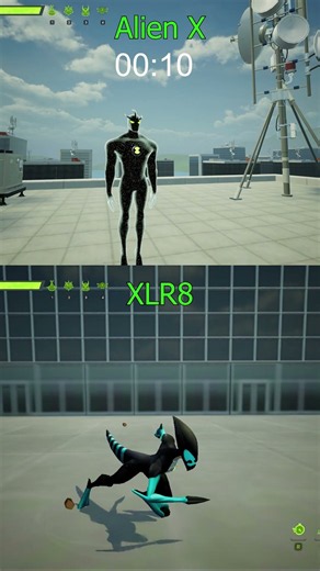 Alien X vs XLR8🏁 Ben 10 Game